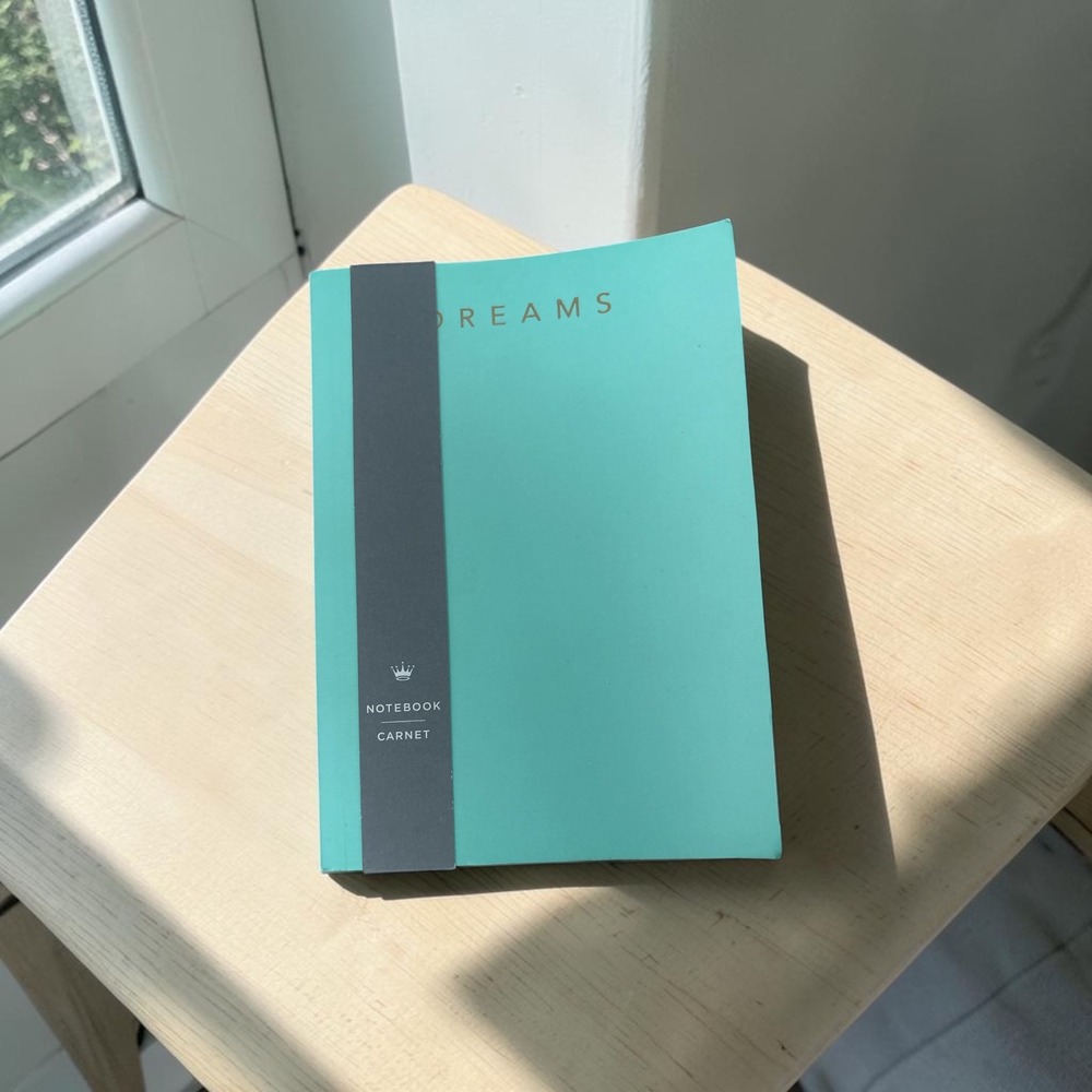 Hallmark Dreams Teal Softcover Dot Grid Journal Notebook 200 Pages HWJ6969
